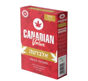 אלברטה – תפרחת סאטיבה T20/C4 מסדרת קנדיאן ואליו