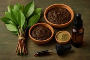 Natural Khat Extract – Khat Leaves, Dropper, and Natural Glow