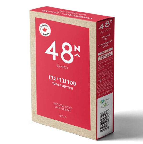 סטרוברי גלו (Strawberry Glue) – אינדיקה T20/C4 - זן וויד - חוות דעת - ביקורות