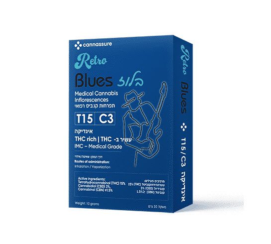 רטרו בלוז (Retro Blues) – אינדיקה T15/C3 - זן וויד - חוות דעת - ביקורות