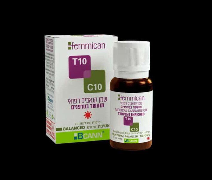 שמן פמיקאן (Femicann) סאטיבה T10/C10 - חוות דעת - ביקורות