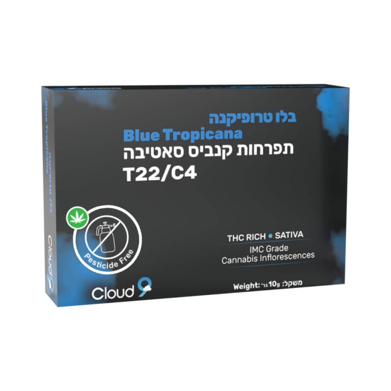בלו טרופיקנה (Blue Tropicana) – סאטיבה T22/C4 - זן וויד - חוות דעת - ביקורות