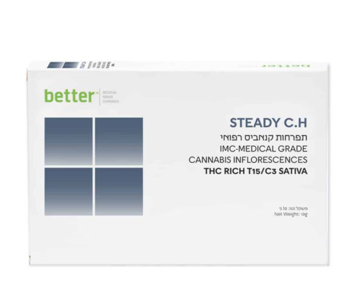 סטדי סי.אייץ' (Steady C.H) – סאטיבה T15/C3 - זן וויד - ביקורות